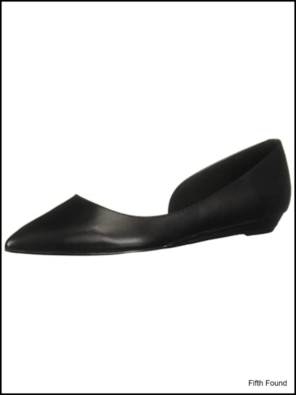 D'orsay Ballet Flat Faux-Leather Slip-On Casual Dance Flat